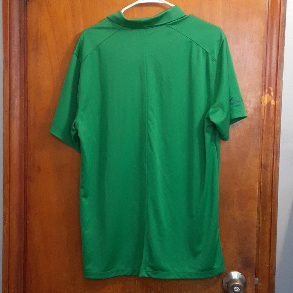 - Nike Men's Green Button Short Sleeve Golf Polo Shirt Size Large With Logo - Picture 4 of 7